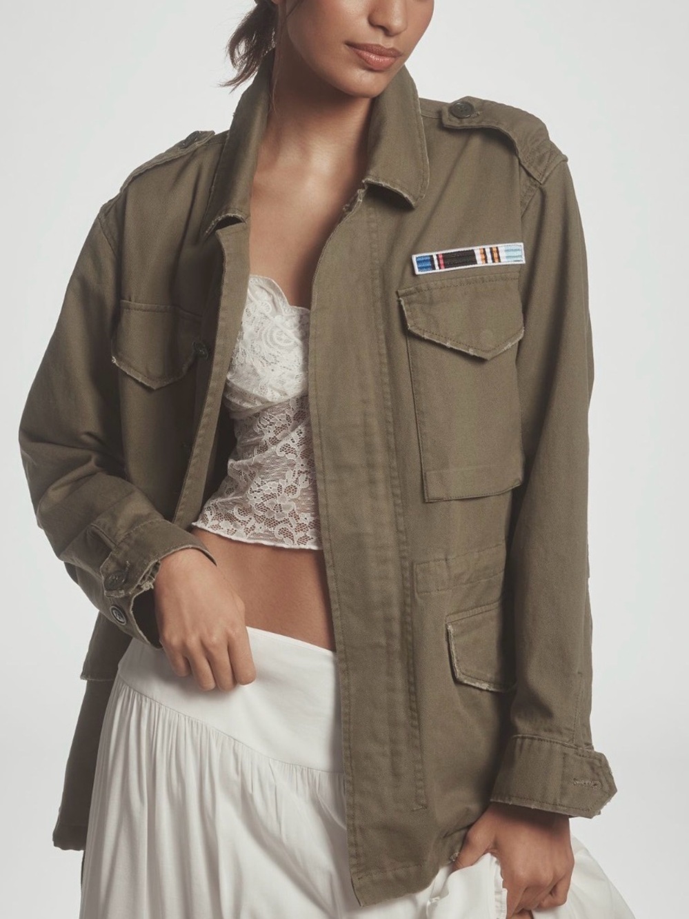 Anthropologie Pilcro Cotton Utility Jacket